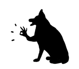 Shadow dogs & cats v.1 sticker #15823958