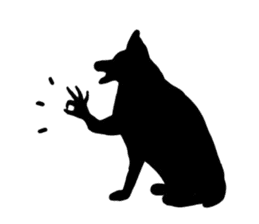 Shadow dogs & cats v.1 sticker #15823958
