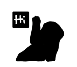 Shadow dogs & cats v.1 sticker #15823960