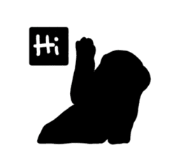 Shadow dogs & cats v.1 sticker #15823960