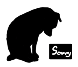 Shadow dogs & cats v.1 sticker #15823962