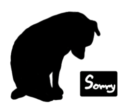 Shadow dogs & cats v.1 sticker #15823962