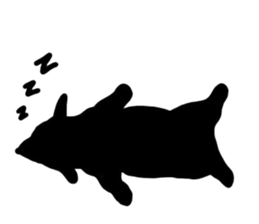 Shadow dogs & cats v.1 sticker #15823966