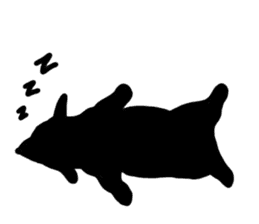 Shadow dogs & cats v.1 sticker #15823966
