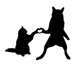Shadow dogs & cats v.1 sticker #15823968