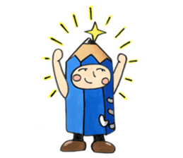 PUKKI in a stationery village. sticker #15824043