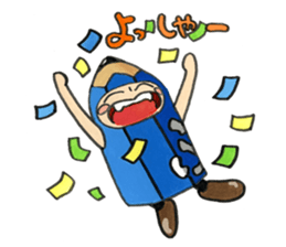PUKKI in a stationery village. sticker #15824044