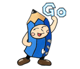 PUKKI in a stationery village. sticker #15824046