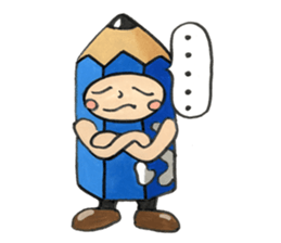 PUKKI in a stationery village. sticker #15824061