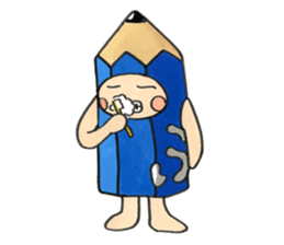 PUKKI in a stationery village. sticker #15824063