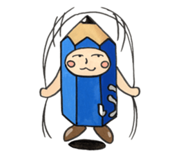 PUKKI in a stationery village. sticker #15824070