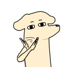 Doggy sapiens sticker #15824179