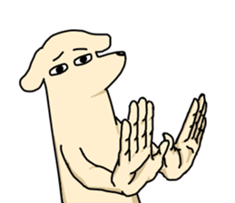 Doggy sapiens sticker #15824189