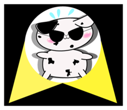 Dalmatian Cat2 sticker #15824350