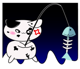 Dalmatian Cat2 sticker #15824400