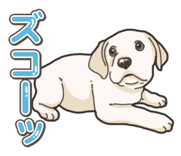 Wanko-biyori puppy Labrador retriever 5 sticker #15824651
