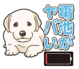 Wanko-biyori puppy Labrador retriever 5 sticker #15824654