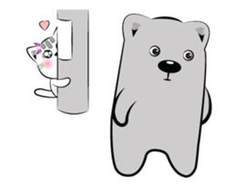 Cat-ty & Bear-ry + sticker #15824928