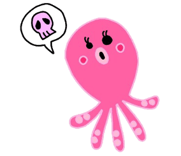 Octopus octopus. sticker #15825272