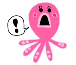 Octopus octopus. sticker #15825273