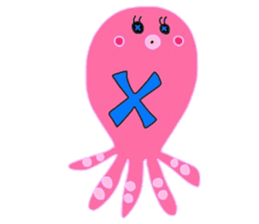 Octopus octopus. sticker #15825275