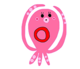 Octopus octopus. sticker #15825276