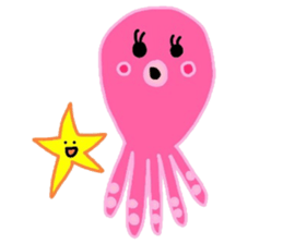 Octopus octopus. sticker #15825281