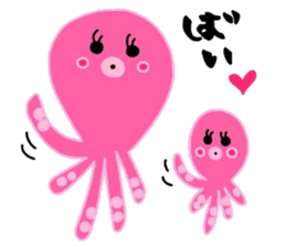 Octopus octopus. sticker #15825289