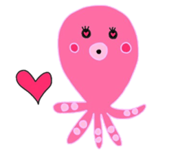 Octopus octopus. sticker #15825296