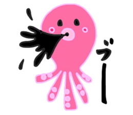 Octopus octopus. sticker #15825297