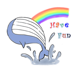 Q Whale sticker #15825732