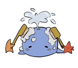 Q Whale sticker #15825734