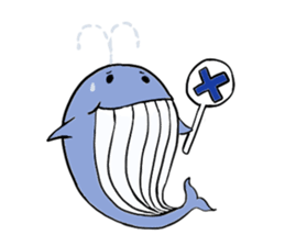 Q Whale sticker #15825736