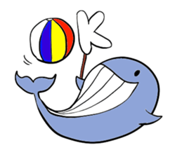 Q Whale sticker #15825737