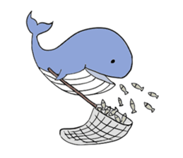 Q Whale sticker #15825738