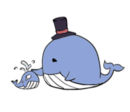 Q Whale sticker #15825739