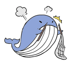 Q Whale sticker #15825740