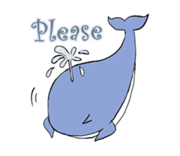 Q Whale sticker #15825742