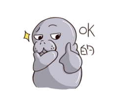 manatee - Nice to meet you sticker #15825749