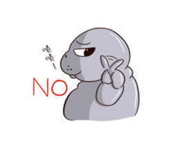 manatee - Nice to meet you sticker #15825750