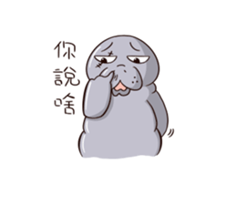 manatee - Nice to meet you sticker #15825761