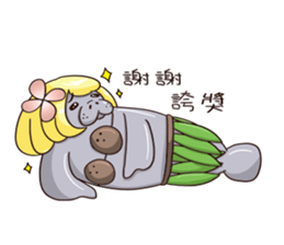 manatee - Nice to meet you sticker #15825783