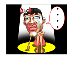 Men with pink hearts (v.3) sticker #15825866