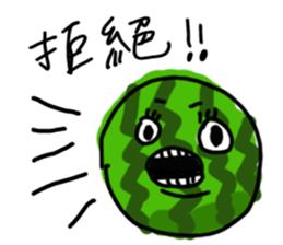 Emotional fruits sticker #15825989
