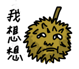 Emotional fruits sticker #15825999