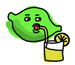 Emotional fruits sticker #15826017