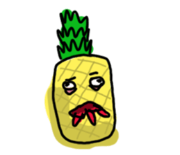 Emotional fruits sticker #15826025