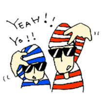 prisoner brothers silent ver. sticker #15826687