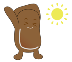 Black sugar bread & Soy milk bread sticker #15827026