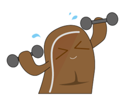 Black sugar bread & Soy milk bread sticker #15827039